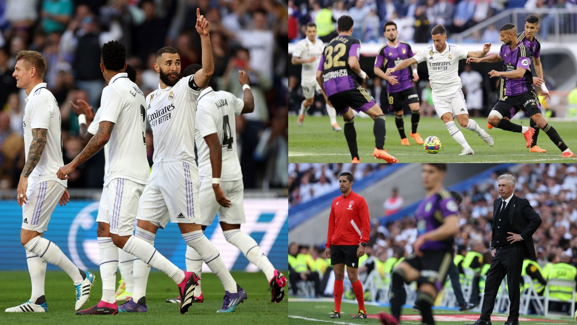 Karim Benzema, Eden Hazard, Carlo Ancelotti, Real Madrid GFX