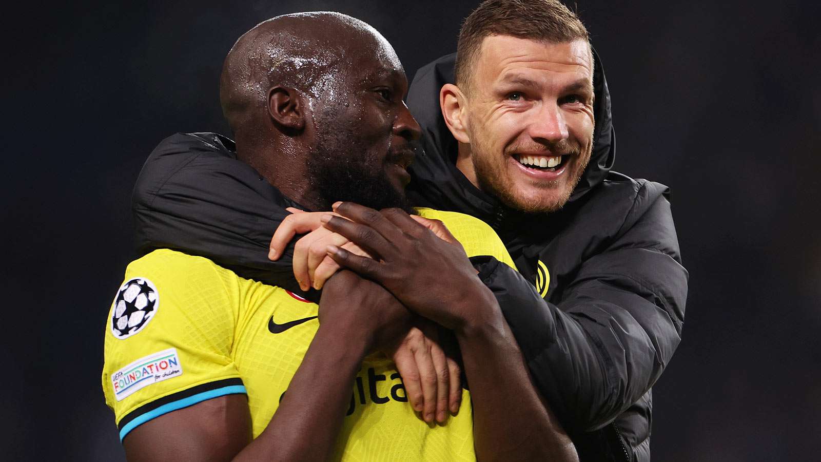 ROMELU LUKAKU EDIN DZEKO INTER MAILAND 2023