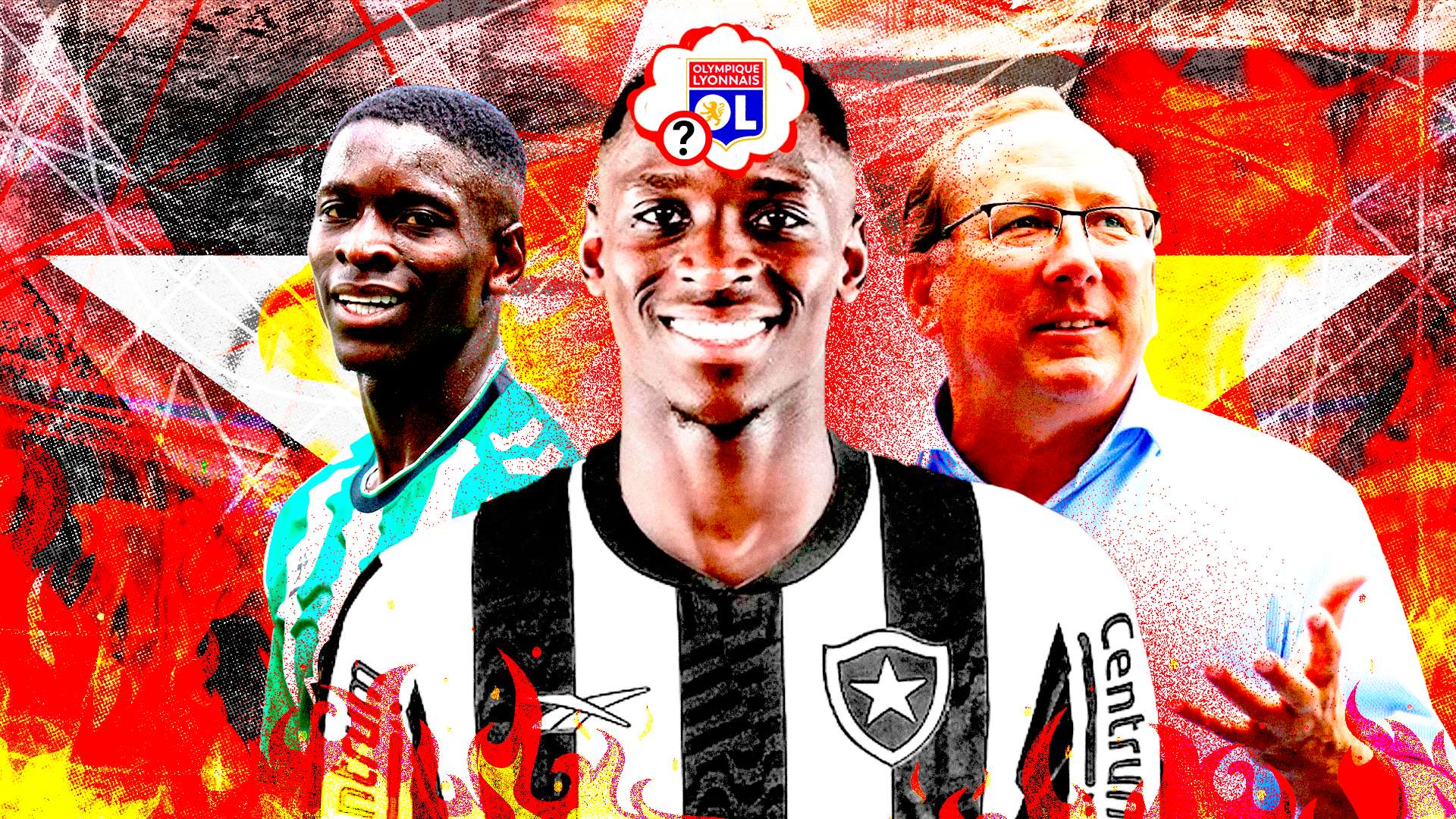 GFX Luiz Henrique Betis Botafogo Lyon Textor