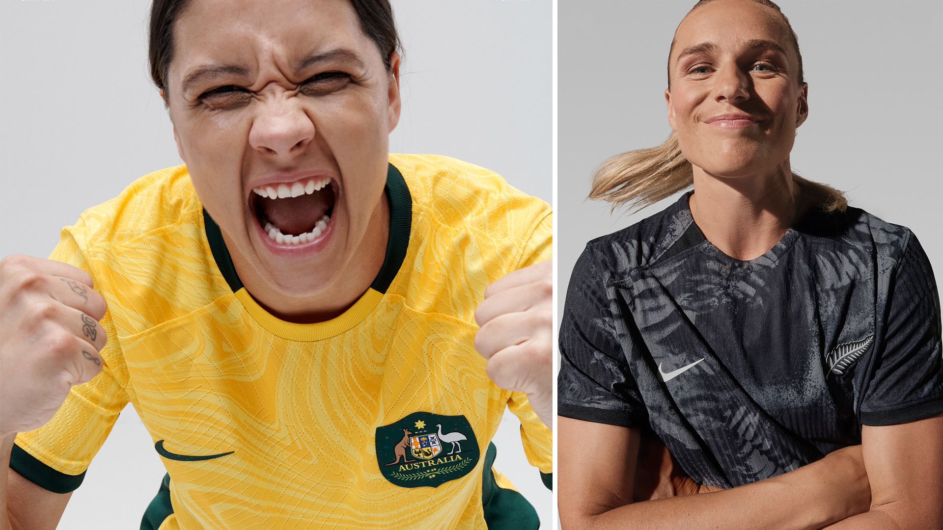 2023 Women's World Cup kits - Aus and NZ