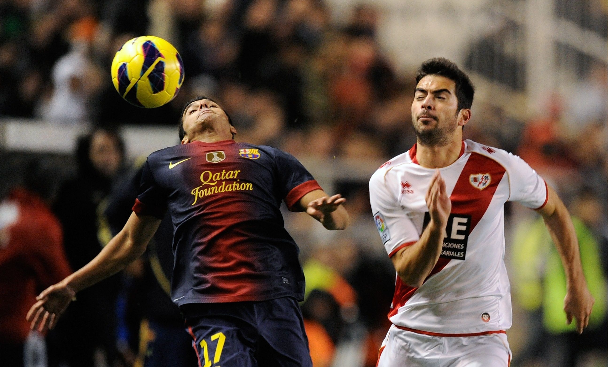 Jordi Amat, Pedro Rodríguez - Rayo Vallecano v FC Barcelona