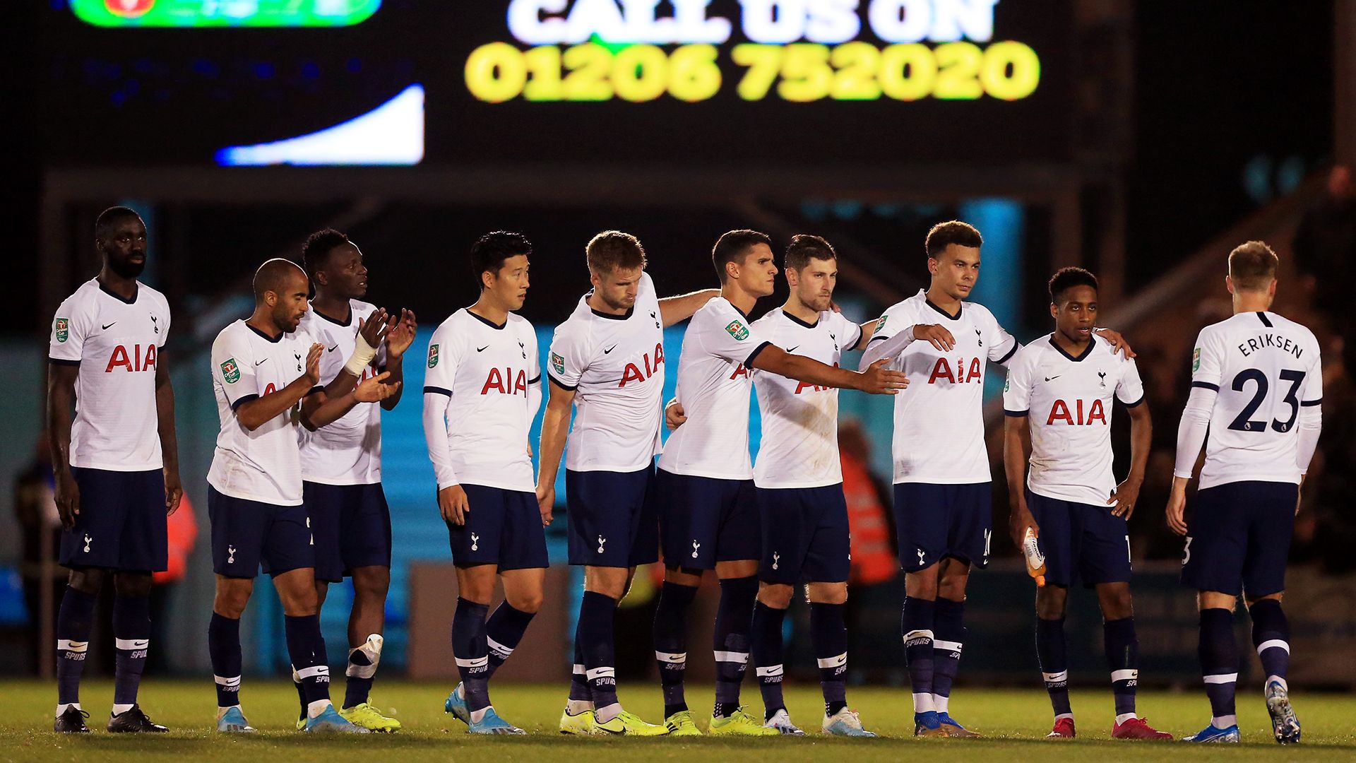Tottenham Colchester Carabao Cup 2019