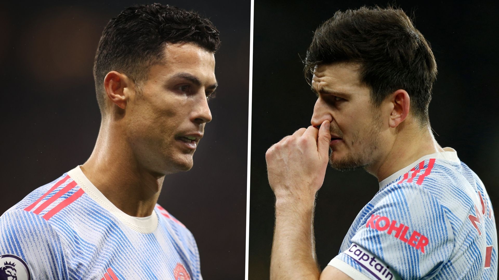 Cristiano Ronaldo Harry Maguire GFX Manchester United