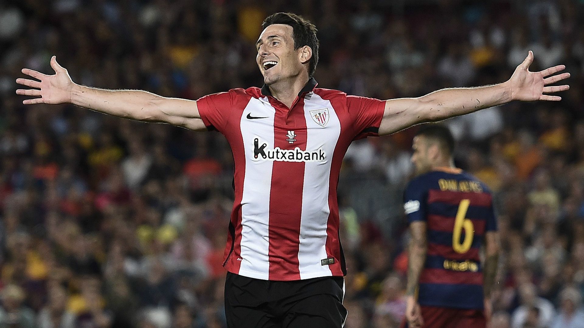 Aritz Aduriz Athletic Barcelona Supercopa de Espana