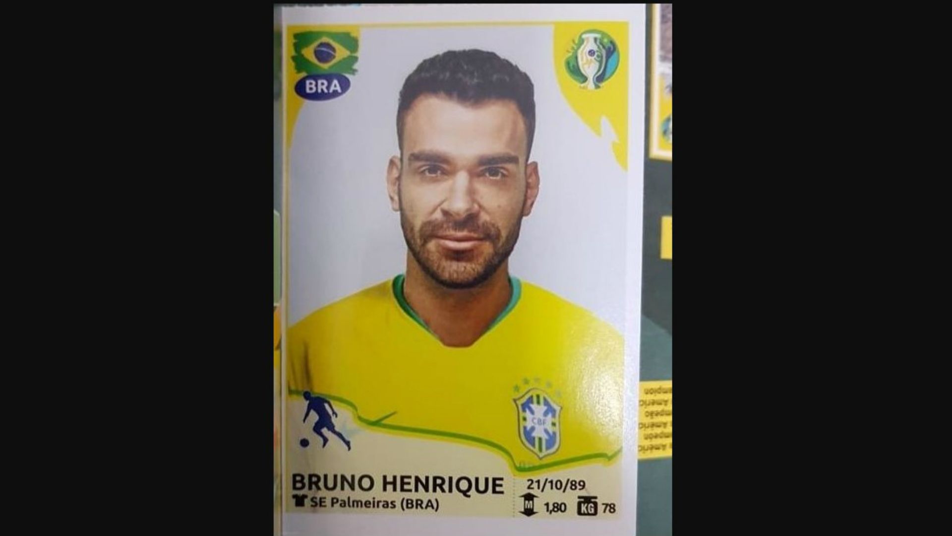 Bruno Henrique Figurinha Copa América 25032019