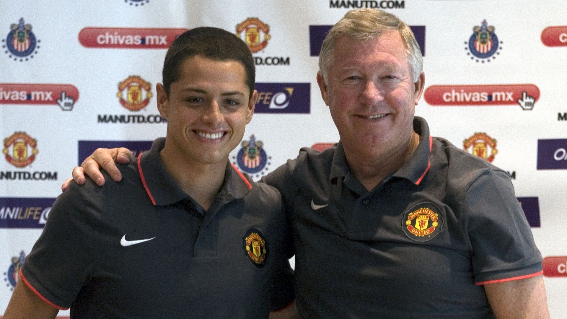 Javier Chicharito Hernandez Sir Alex Ferguson Manchester United