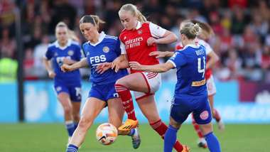 Kathrine Kuhl Ruby Mace CJ Bott Arsenal Leicester