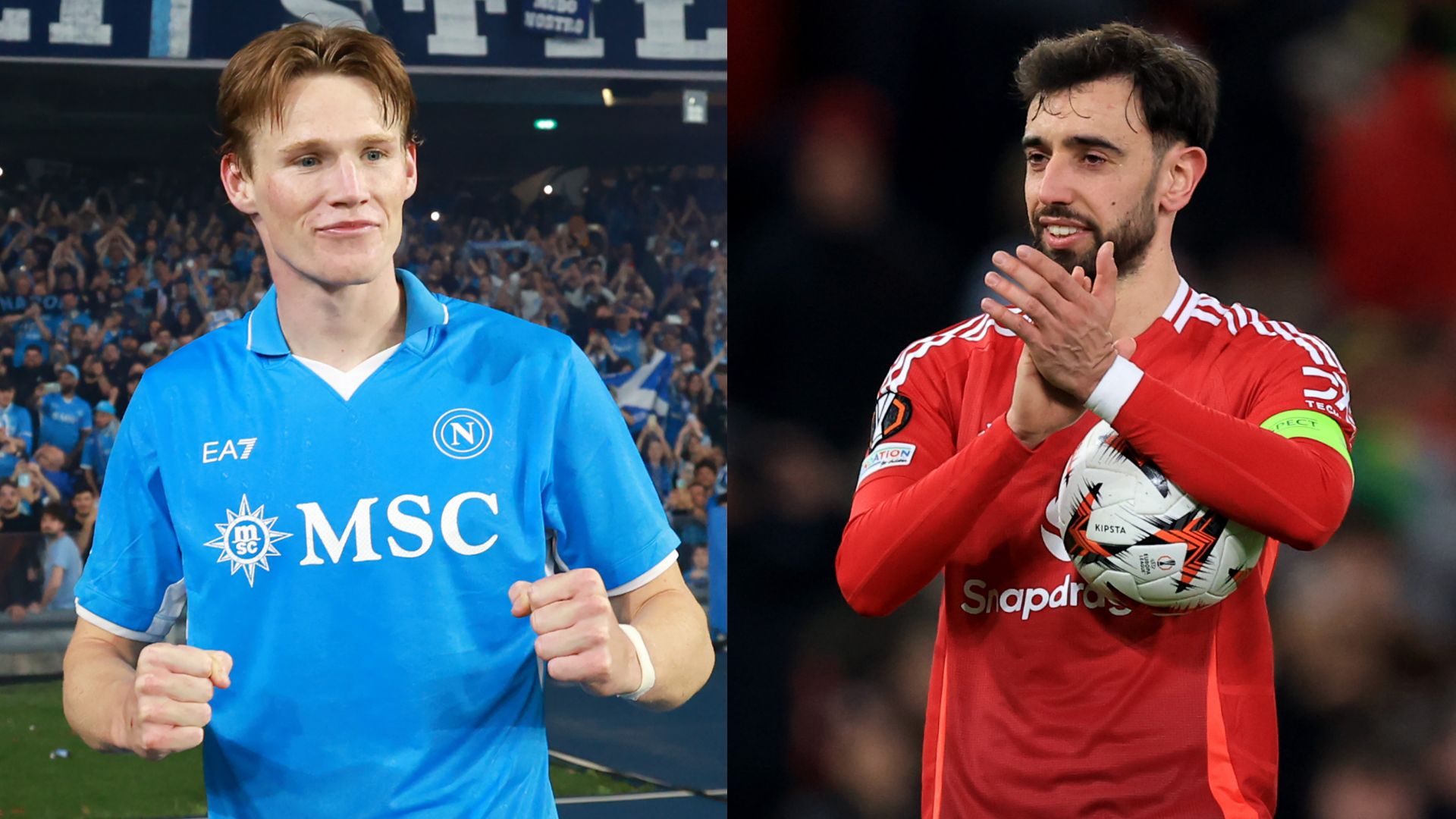 Scott McTominay Bruno Fernandes