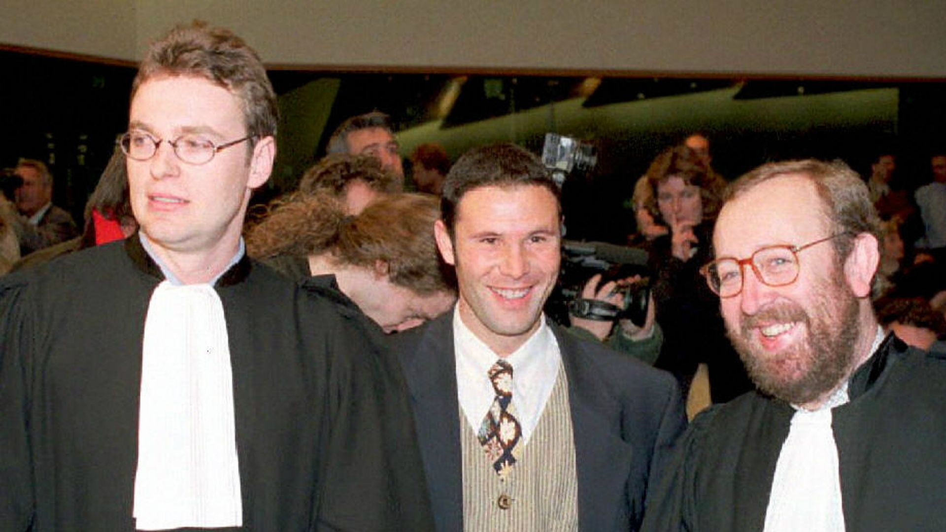 Jean-Marc Bosman and his lawyers 1995