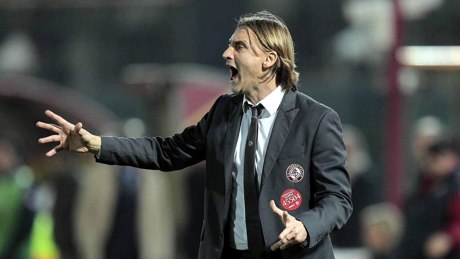 Livorno coach Davide Nicola