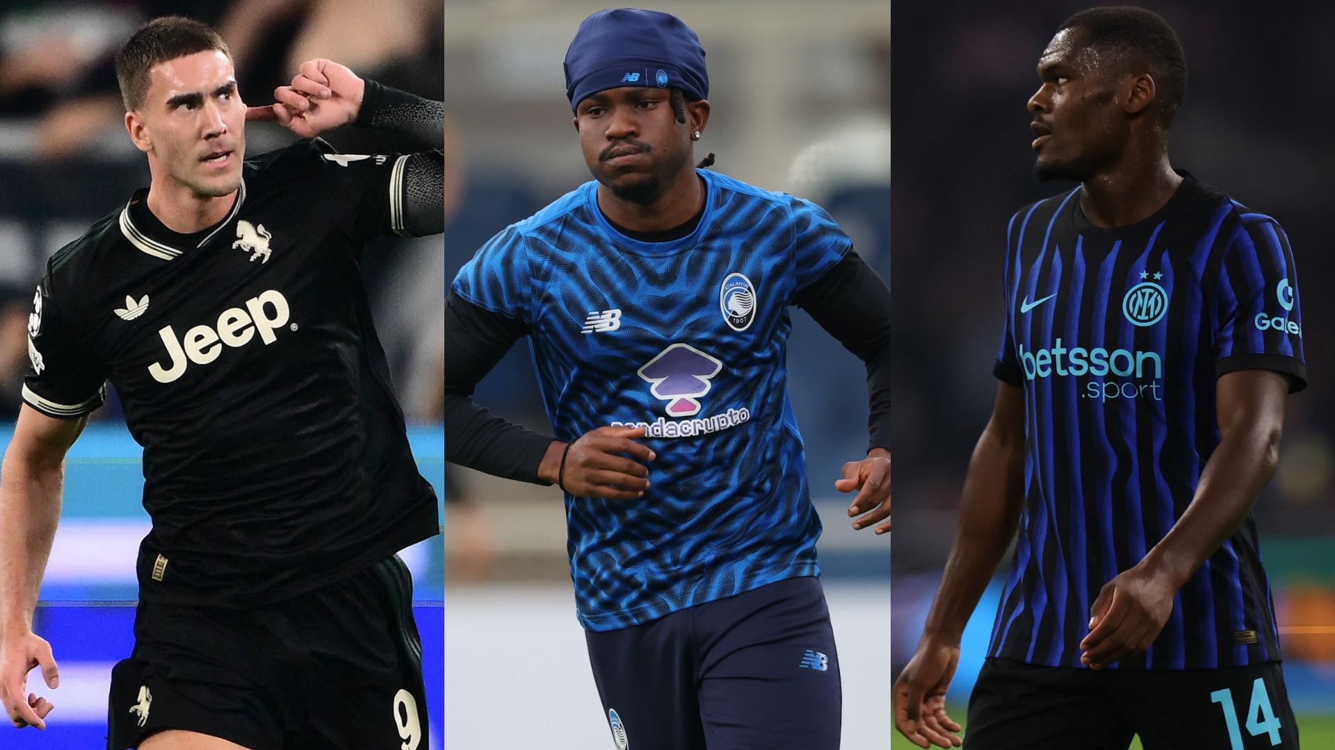 Vlahovic Lookman Bonny