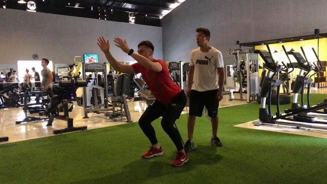 Văn Lâm tập luyện