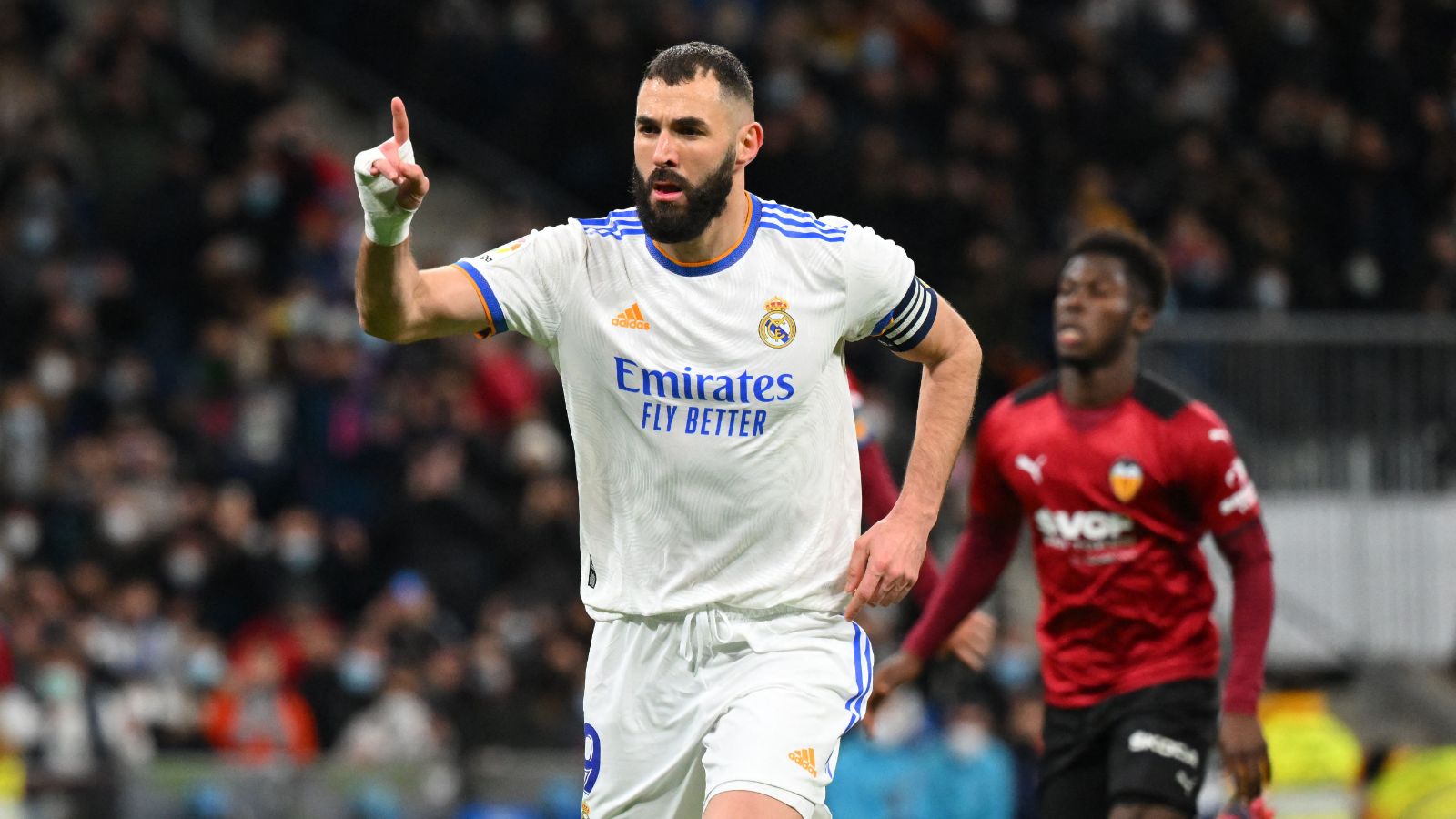 Karim Benzema, Real Madrid vs. Valencia 080122