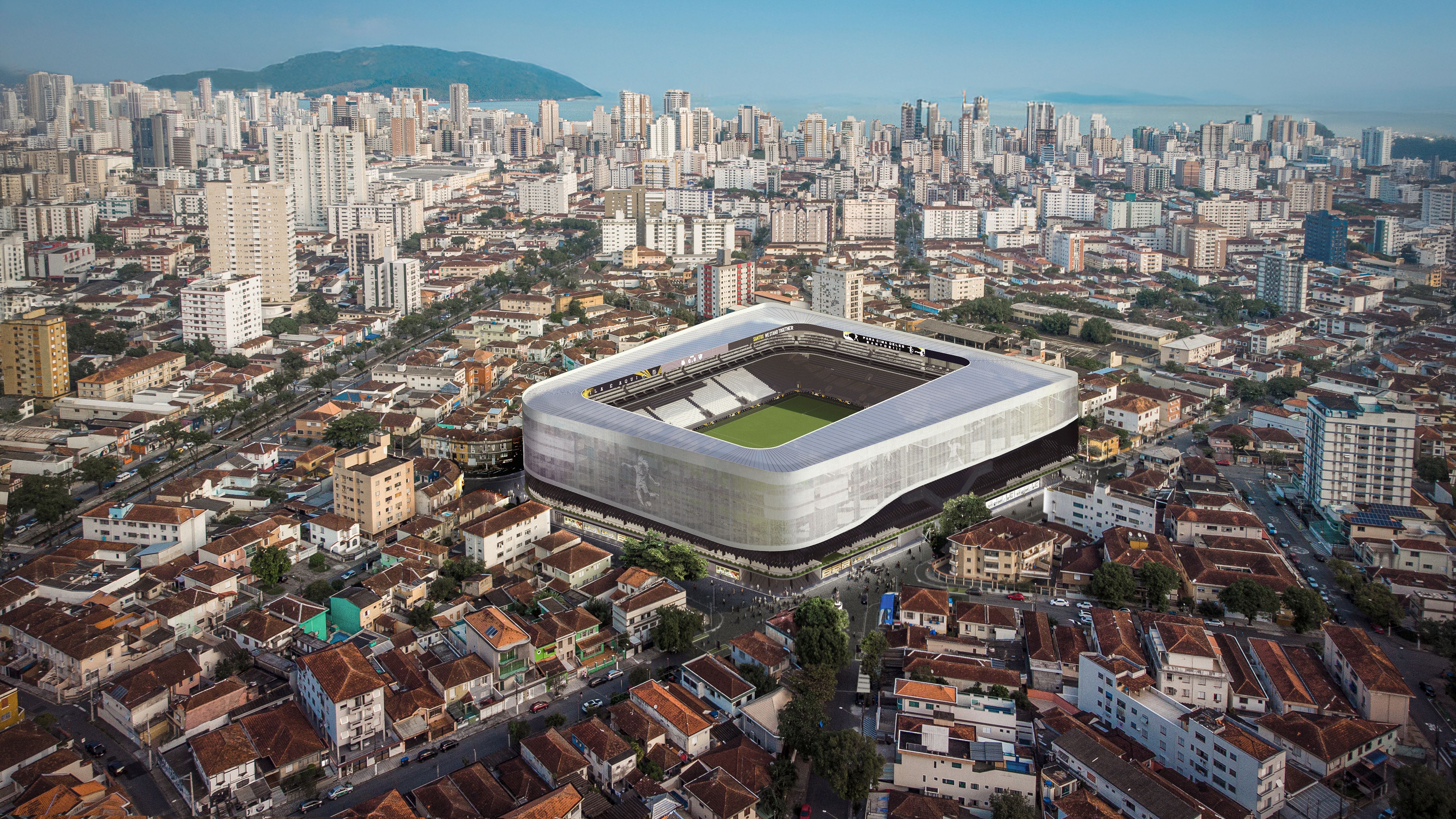 Projeto da nova arena do Santos, 2025