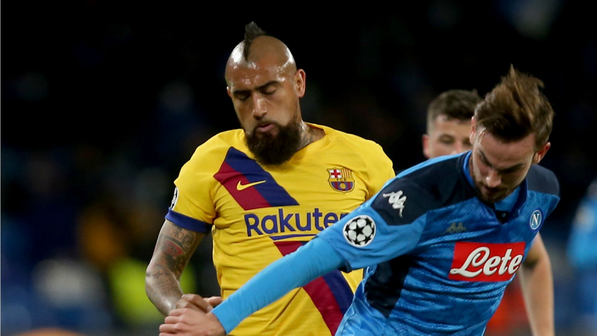 Arturo Vidal Napoli-Barcelona