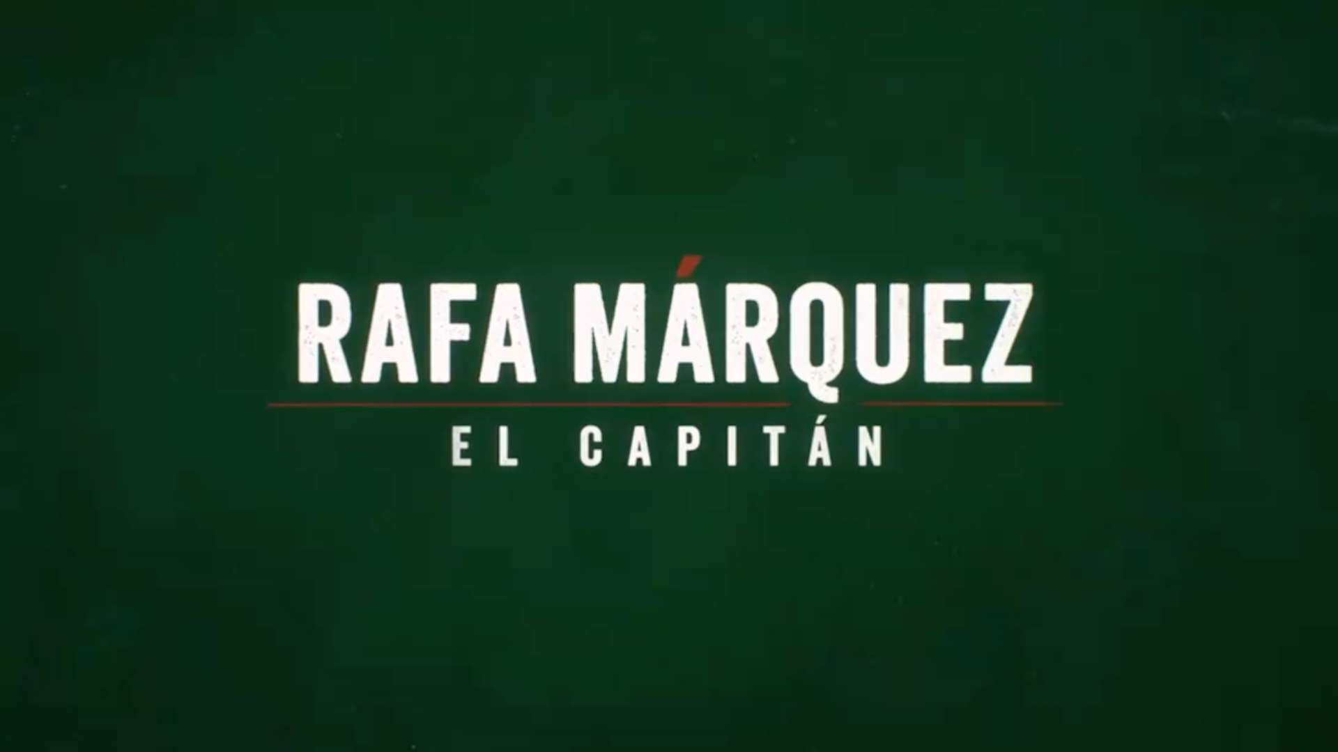 Rafael Márquez serie Netflix