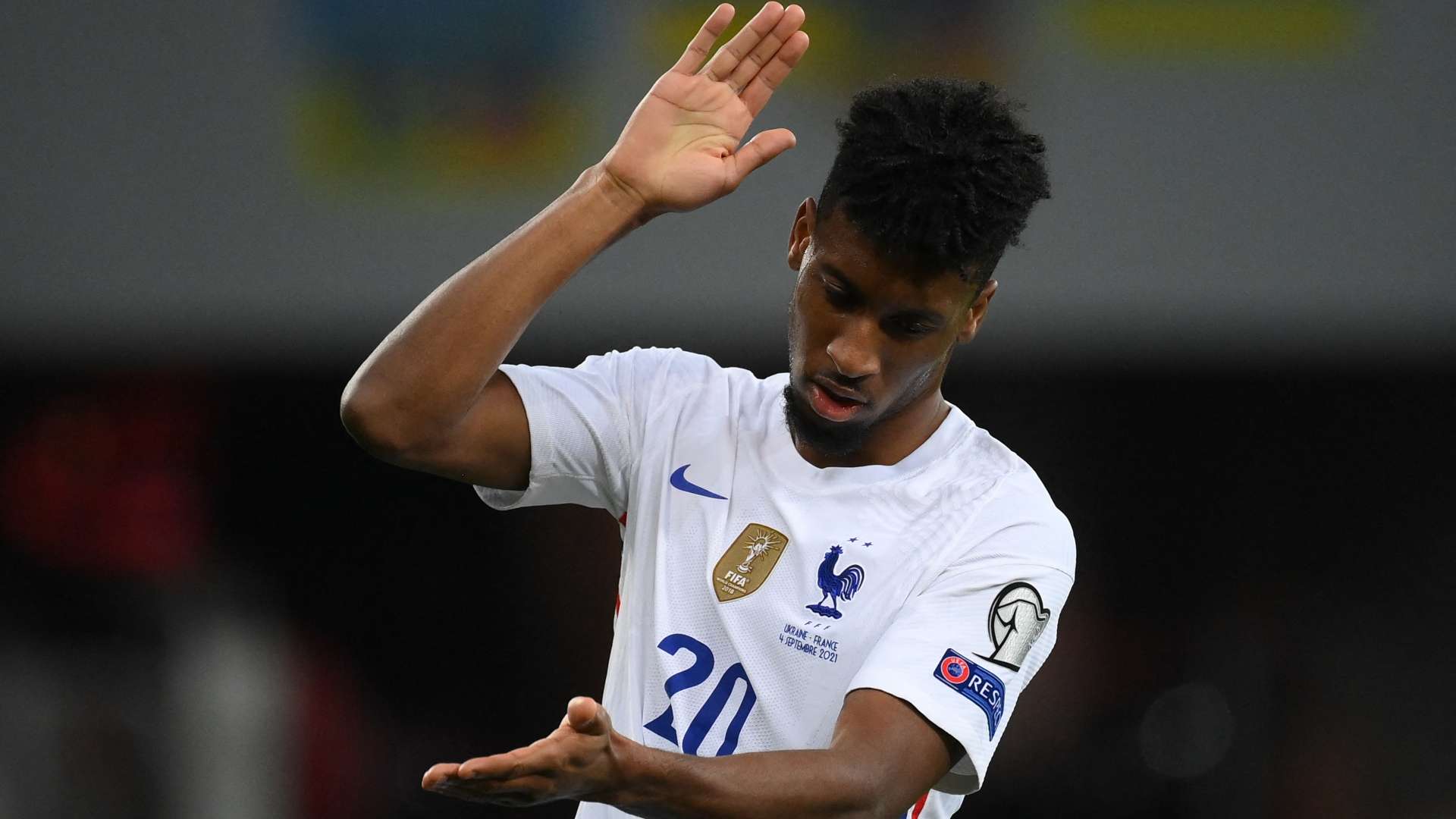 Kingsley Coman Ukraine France World Cup Qualifiers 04092021