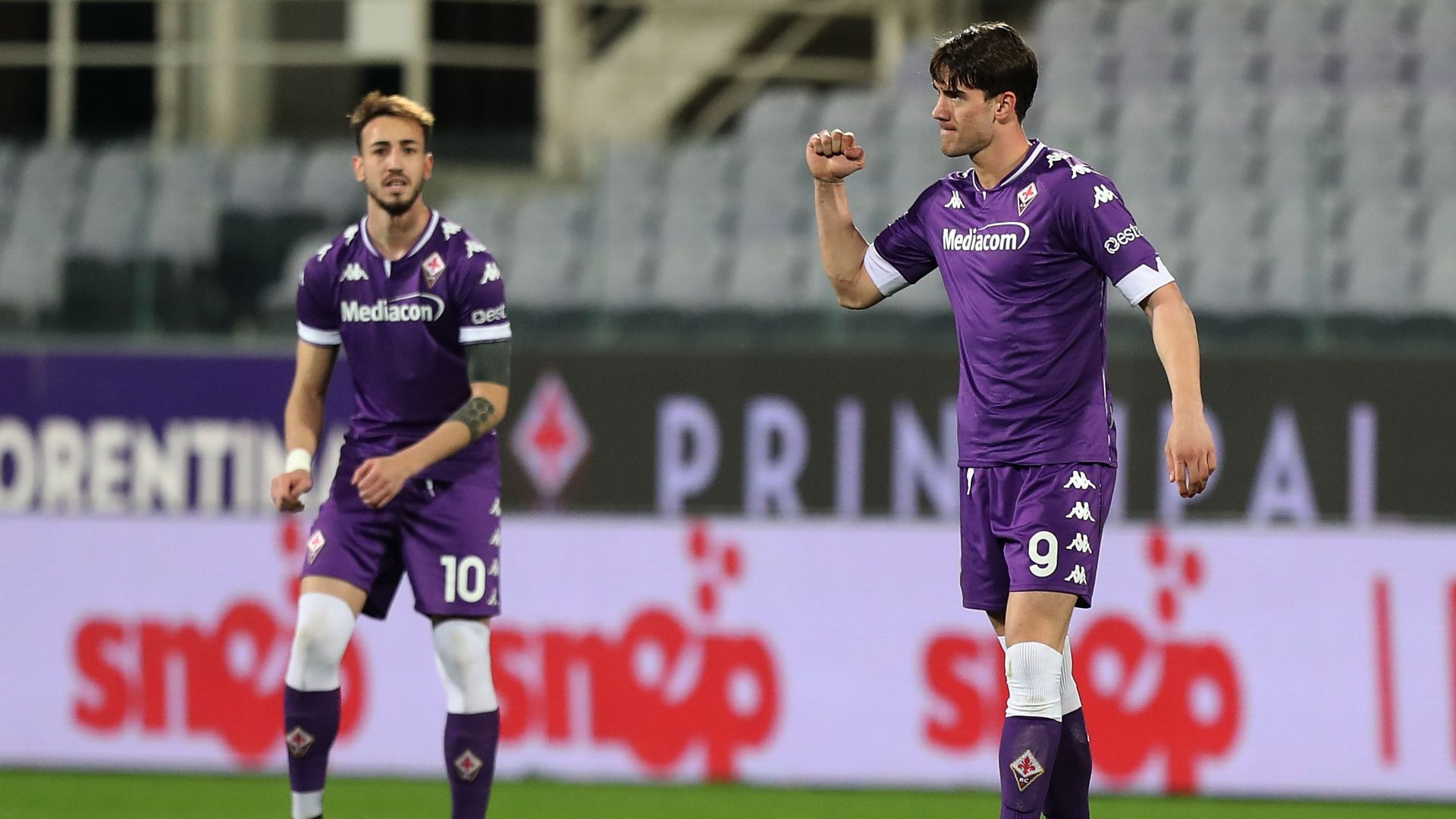 Dusan Vlahovic Fiorentina Spezia Serie A