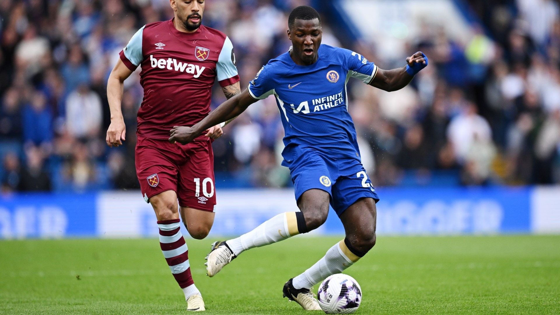Moises Caicedo Chelsea West Ham Premier League 2023-24