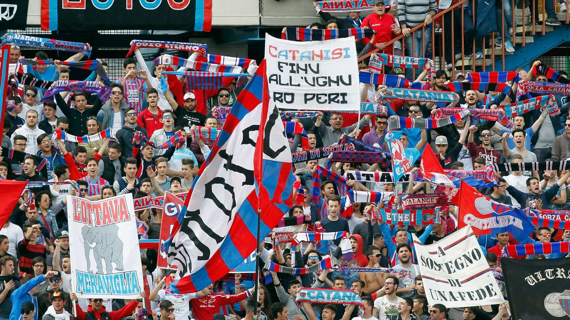 Catania fans