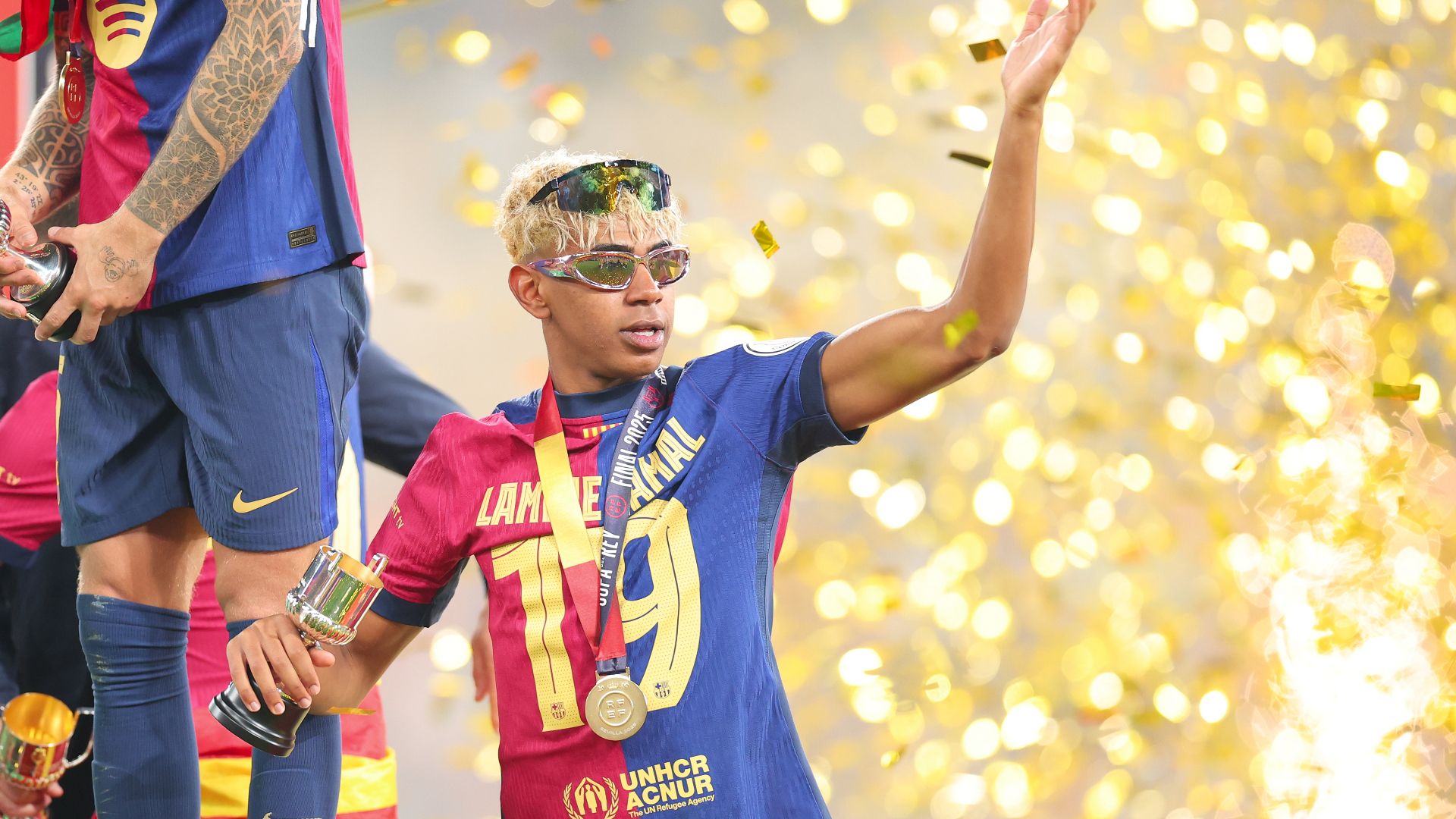 【レア／正規品／新品タグ付】バルセロナ メッシ ラストシーズン 国王杯モデル レア／正規品／新品タグ付】バルセロナ メッシ ラストシーズン 国王杯