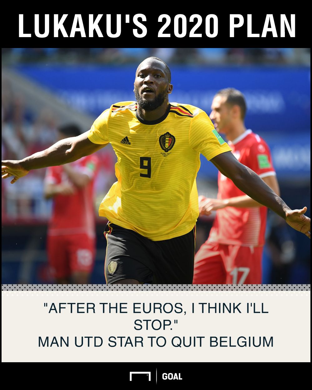 Romelu Lukaku Belgium quit 2020
