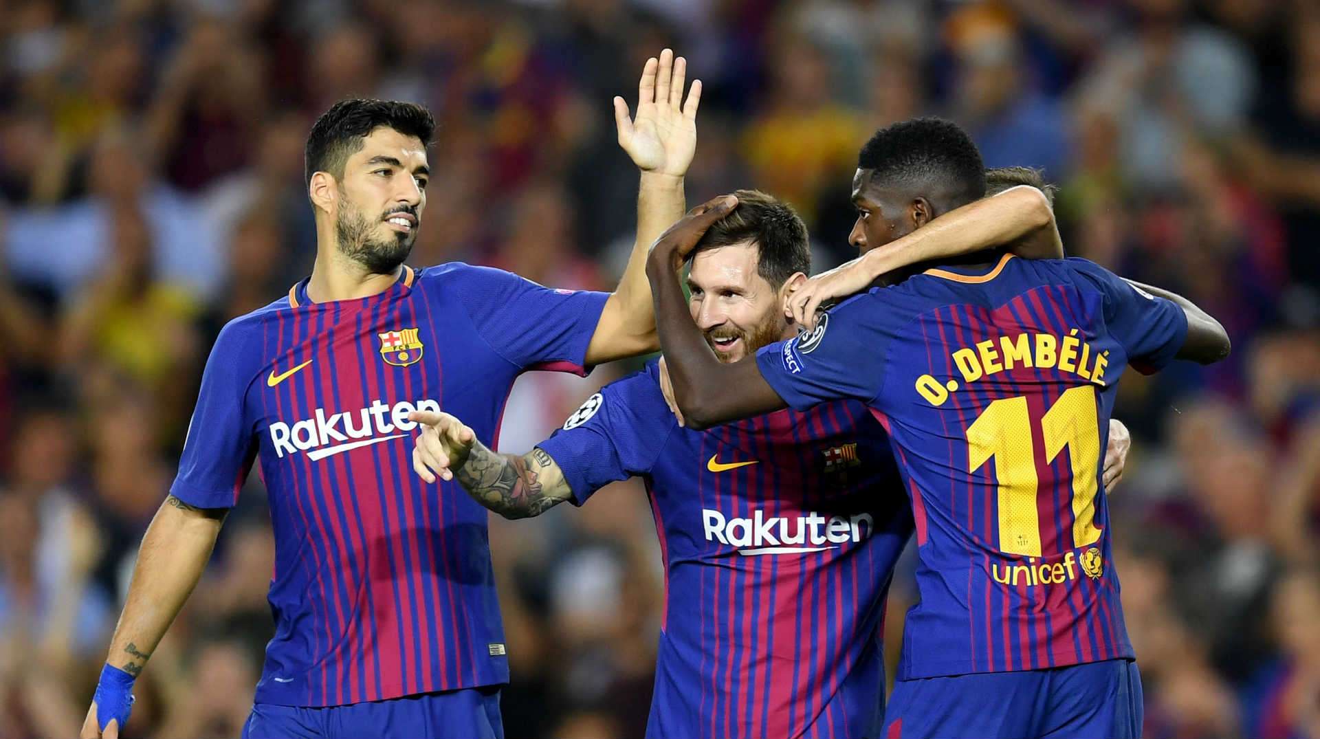 dembele messi suarez