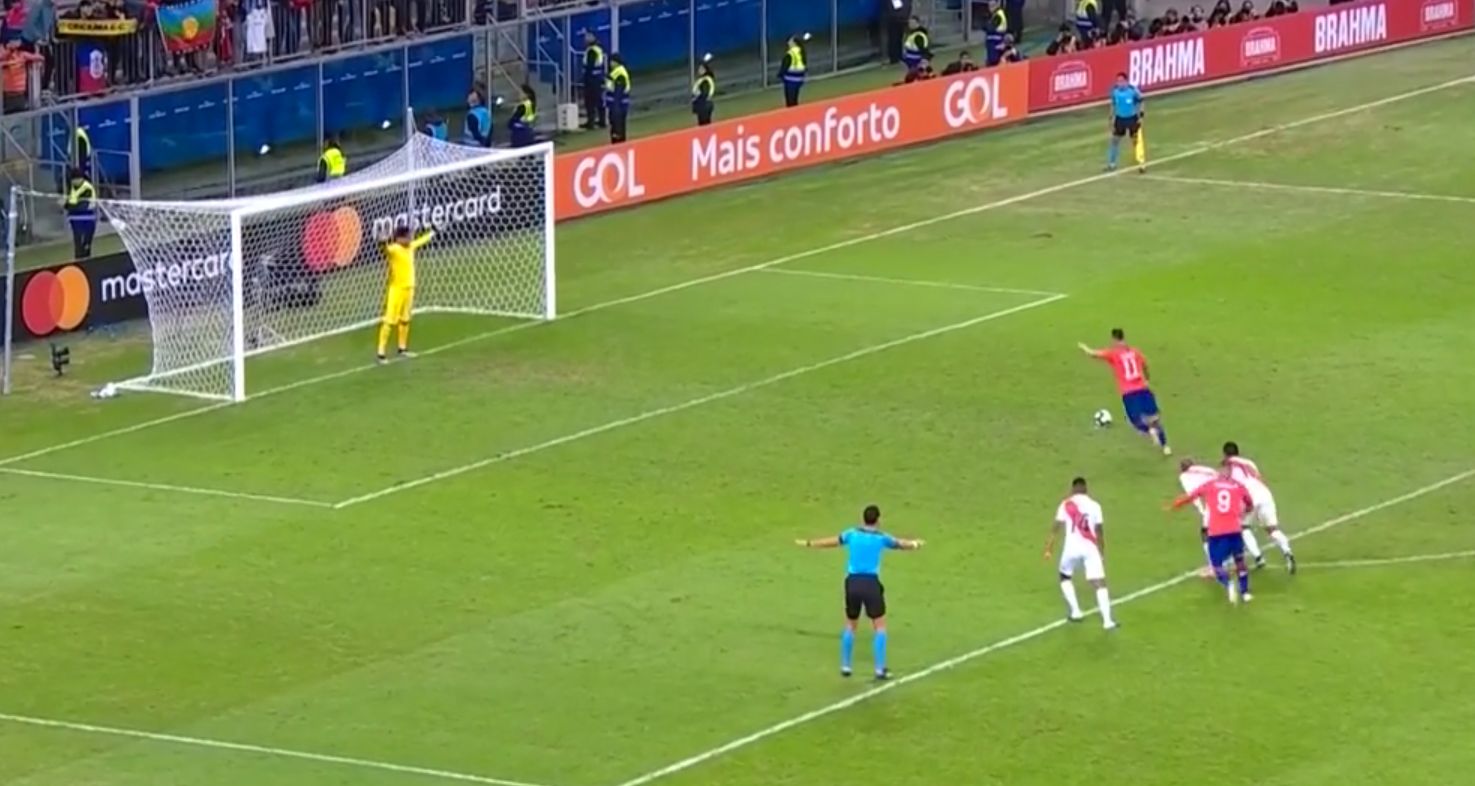 Eduardo Vargas Chile Peru Copa America 2019