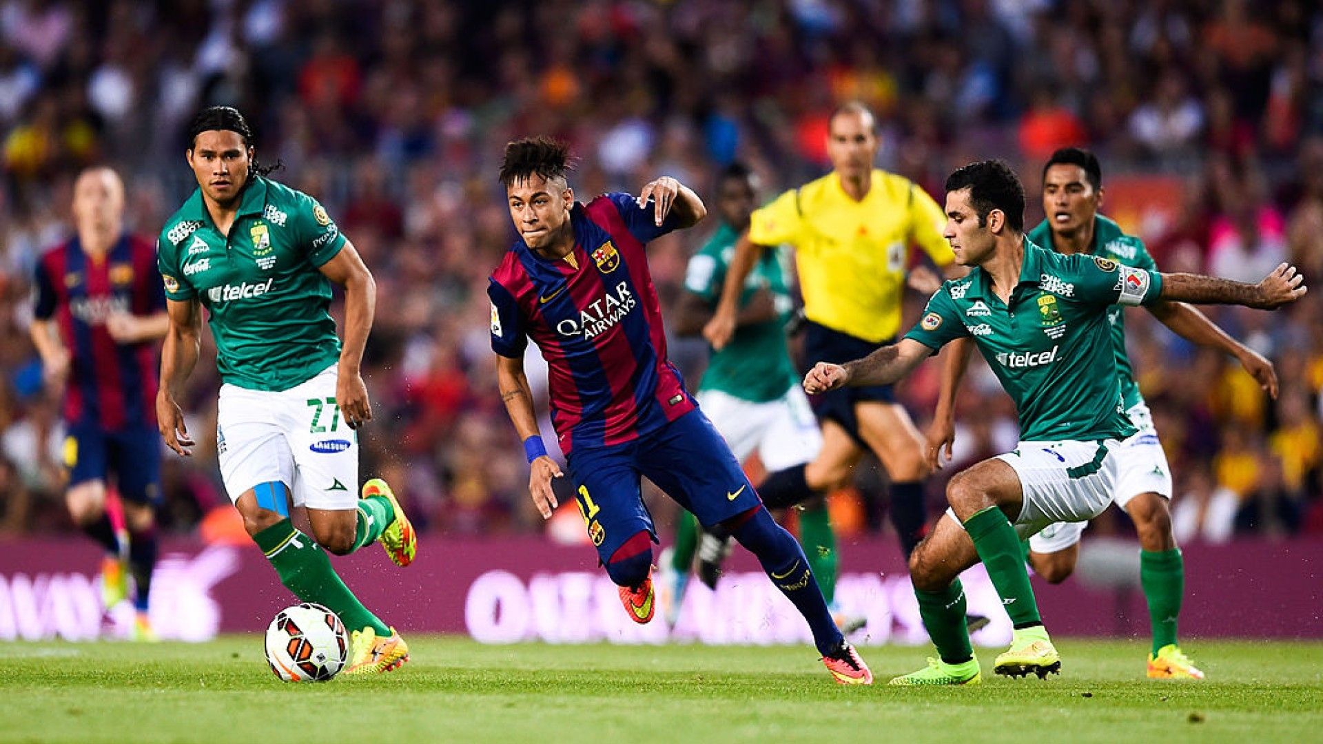 Gullit Peña Neymar Rafa Márquez Barcelona León Joan Gamper 2014