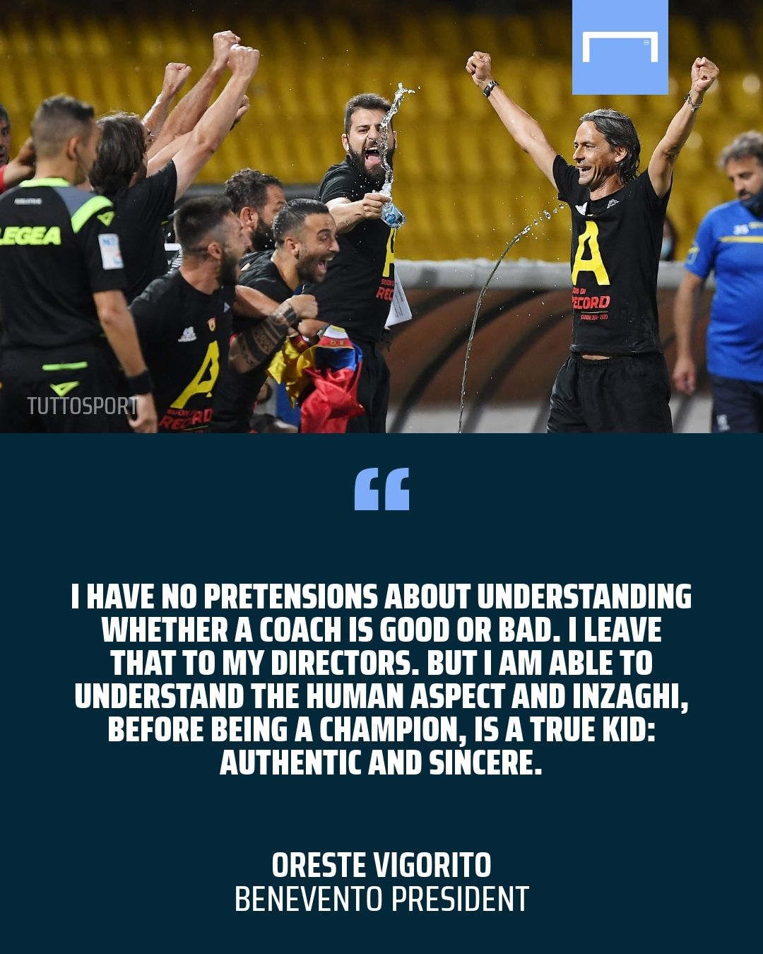 Pippo Inzaghi Benevento Promotion GFX