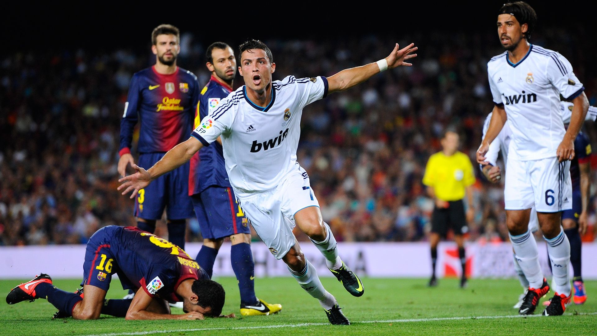 Cristiano Ronaldo Real Madrid Barcelona Supercopa 2012