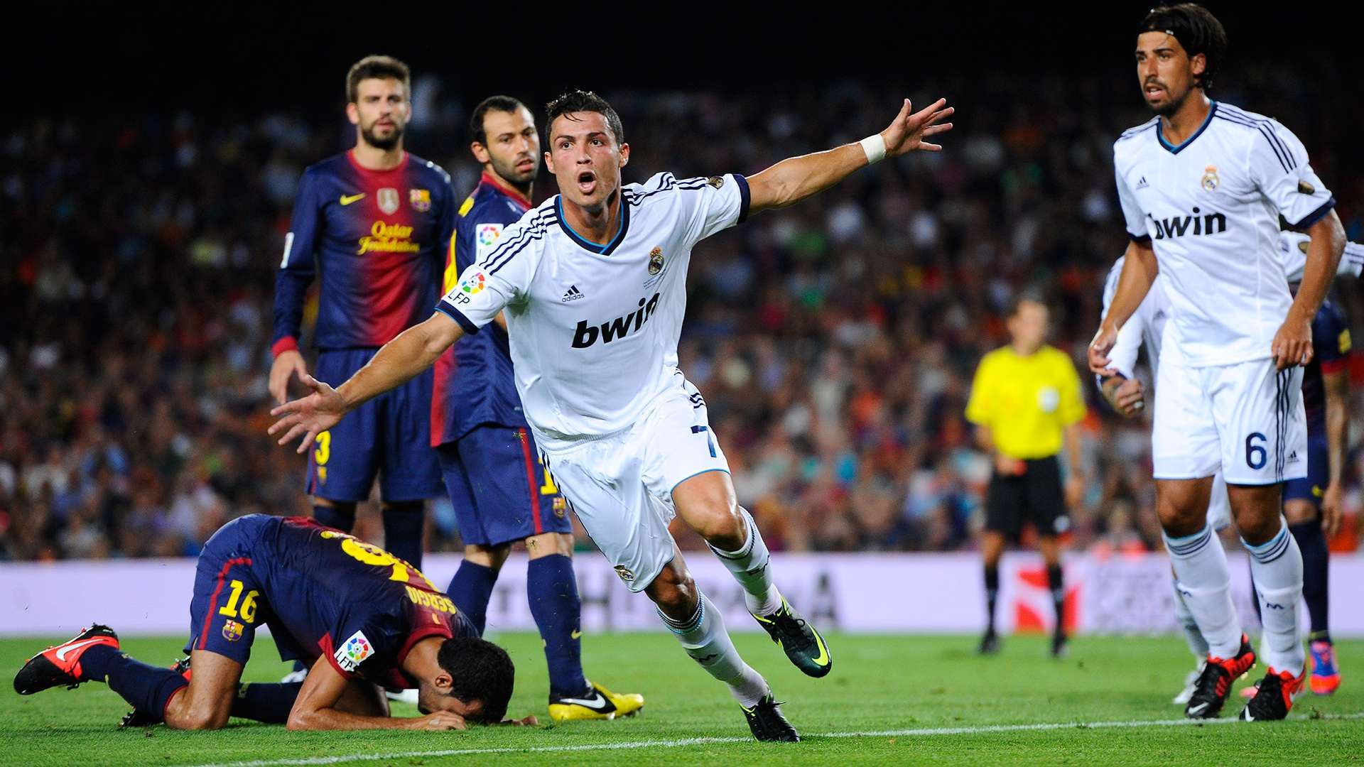 Cristiano Ronaldo Real Madrid Barcelona Supercopa 2012
