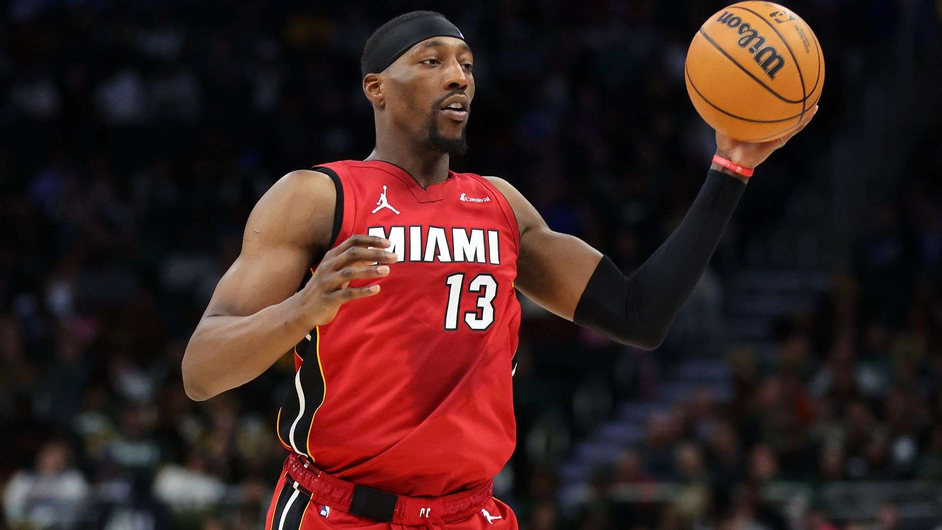 Bam Adebayo #13 of the Miami Heat