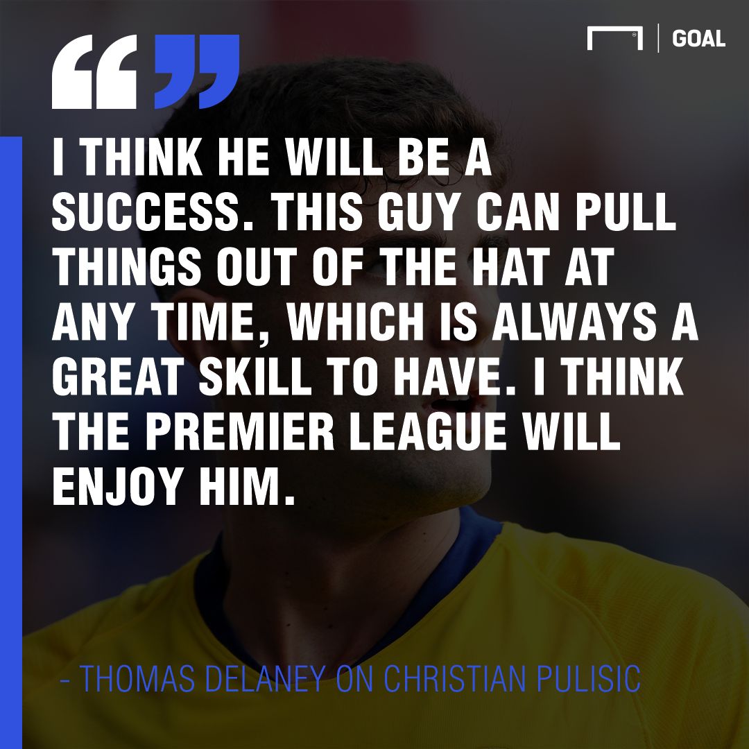 Thomas Delaney Christian Pulisic 2019
