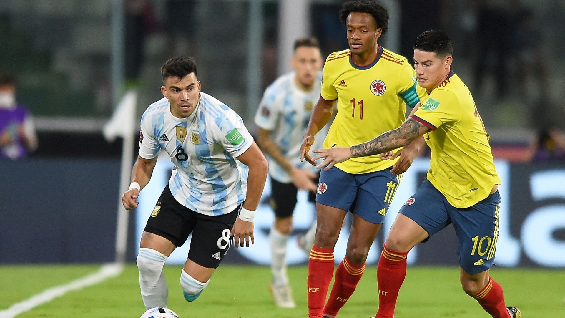 Acuña Cuadrado James Argentina Colombia Eliminatorias Sudamericanas 01022022