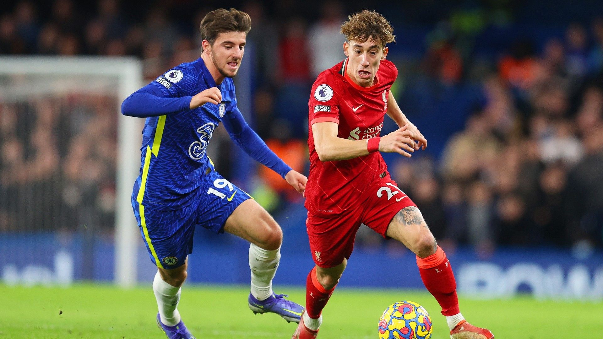 Mason Mount Kostas Tsimikas Chelsea Liverpool 2021-22