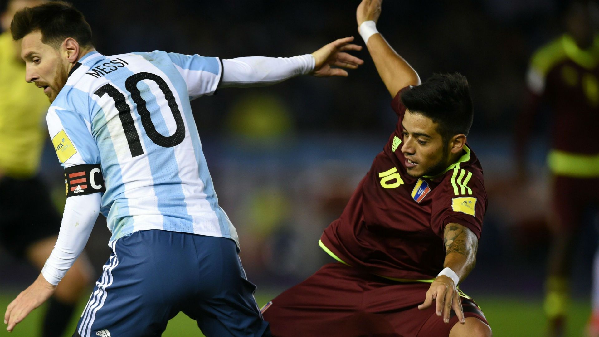 Junior Moreno Lionel Messi Venezuela Argentina