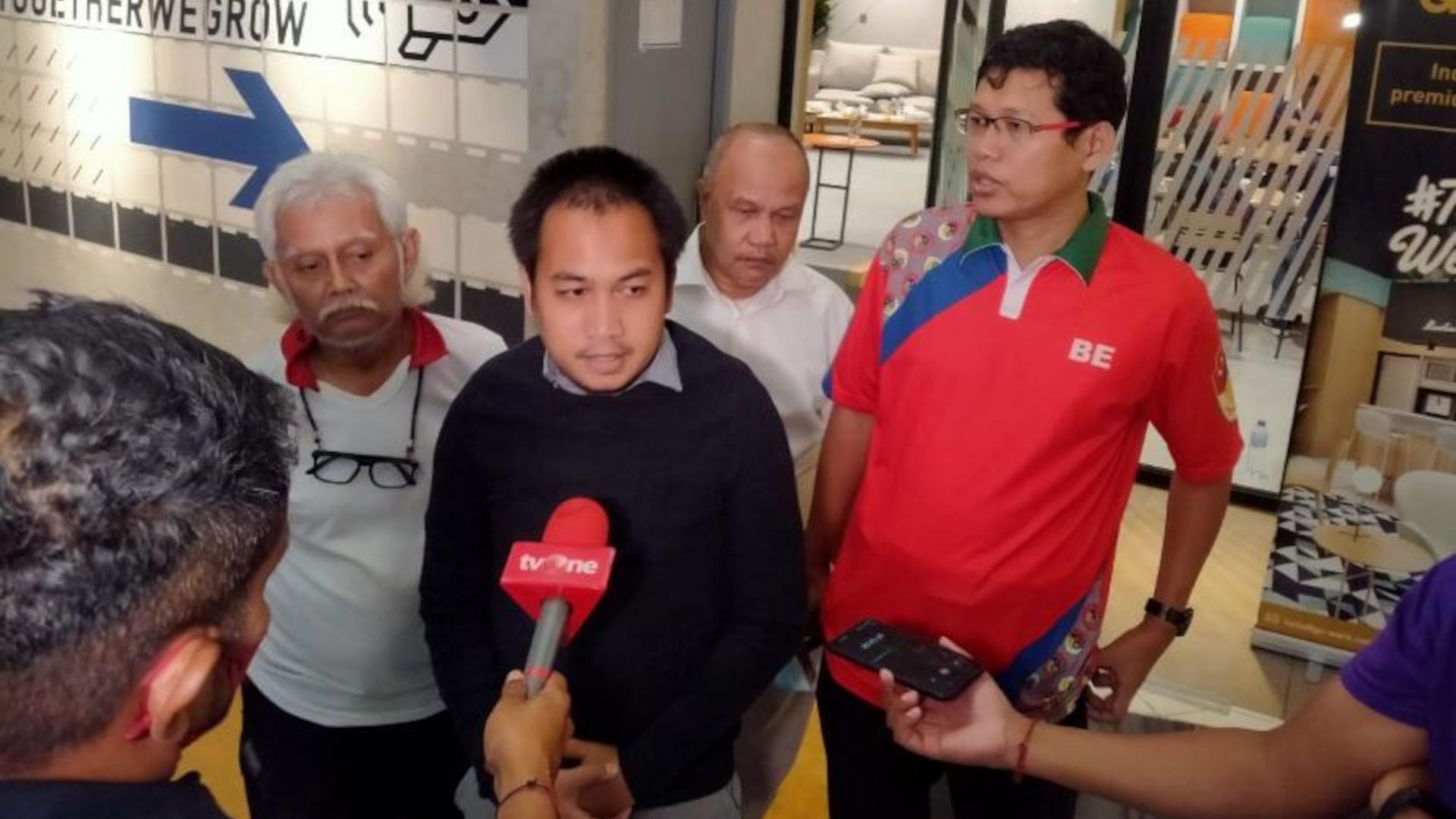 Jumpa pers anggota Asprov PSSI DKI Jakarta