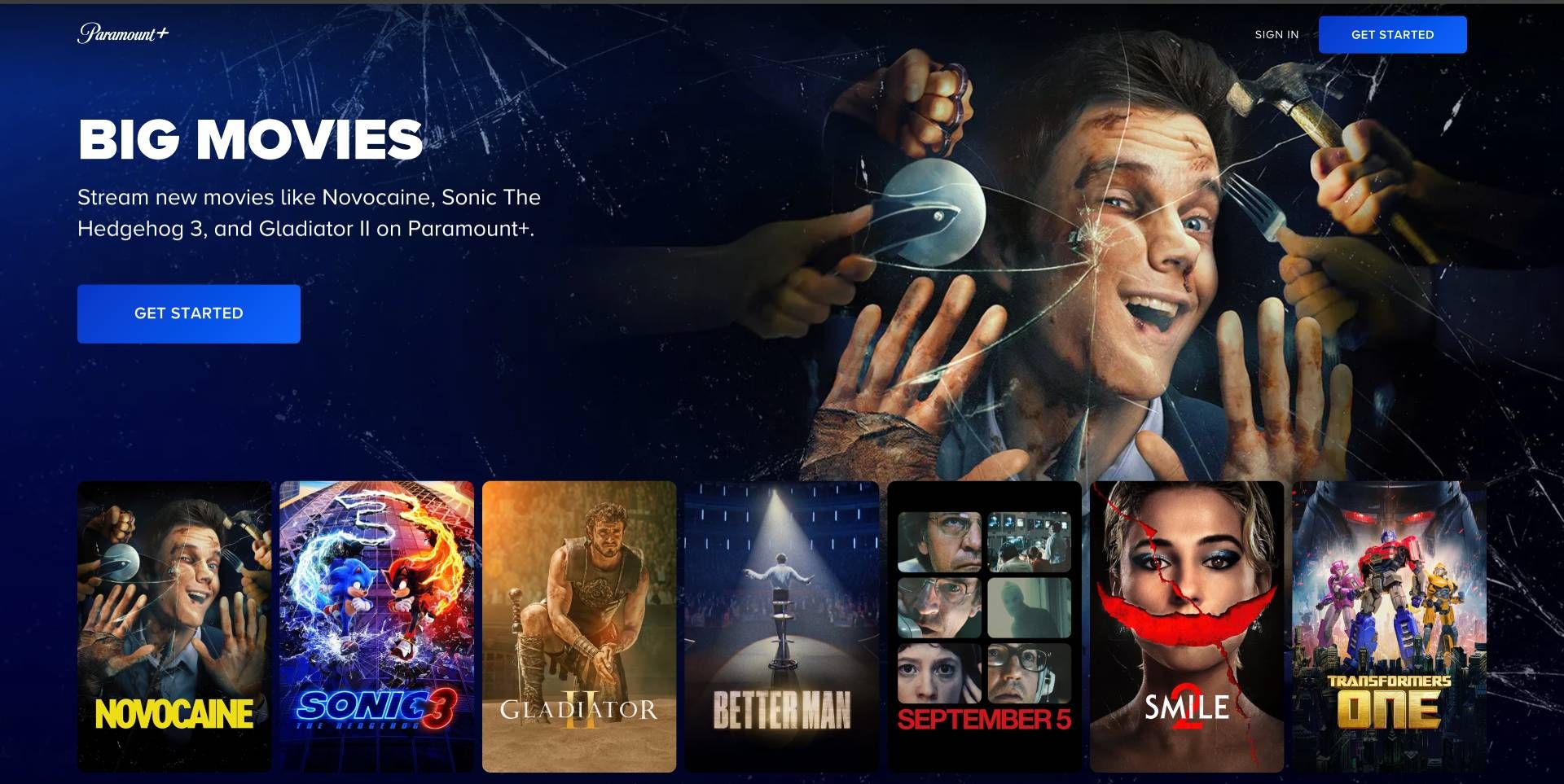 paramount plus movies screen