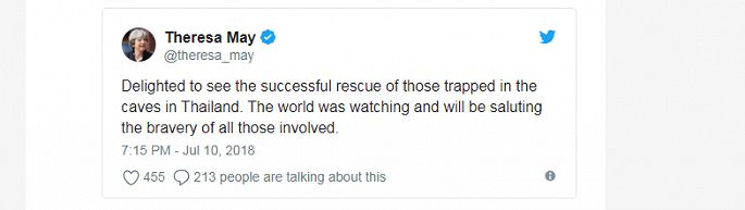 Thailand's rescue mission reaction