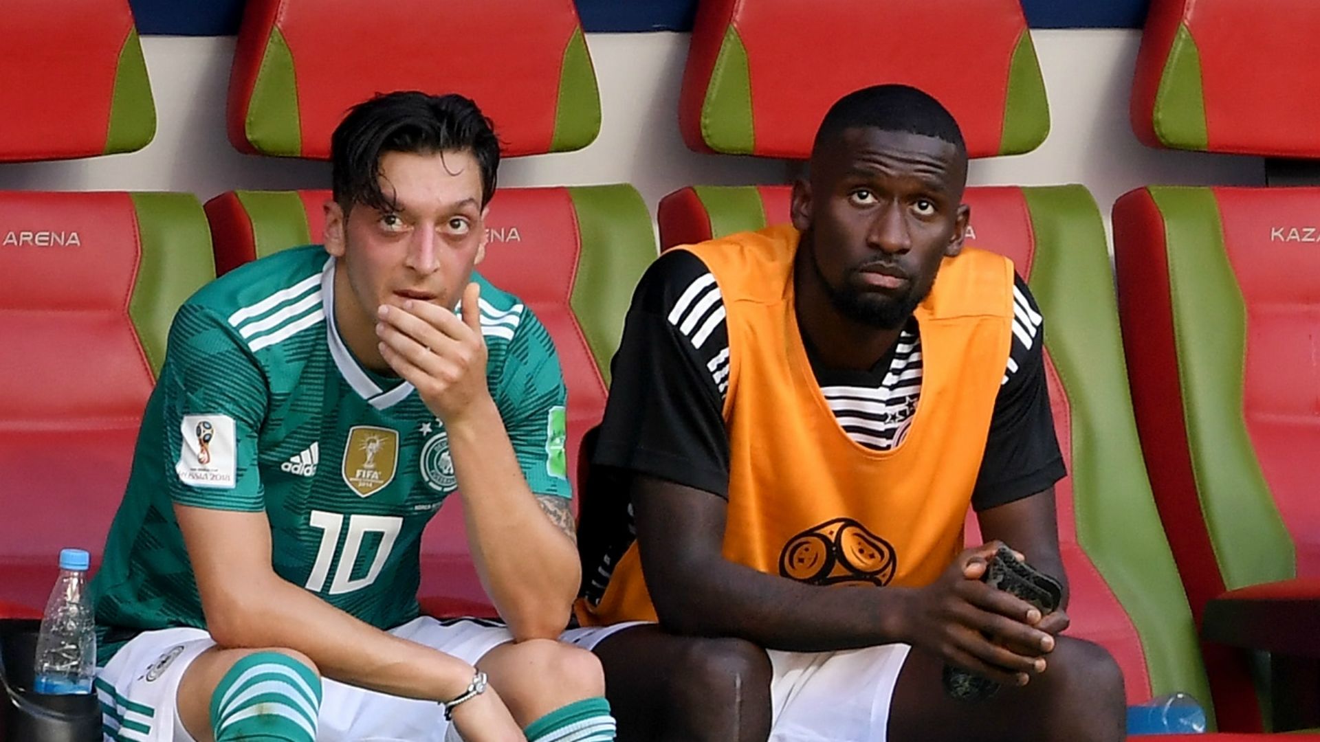 Mesut Ozil Antonio Rudiger Germany