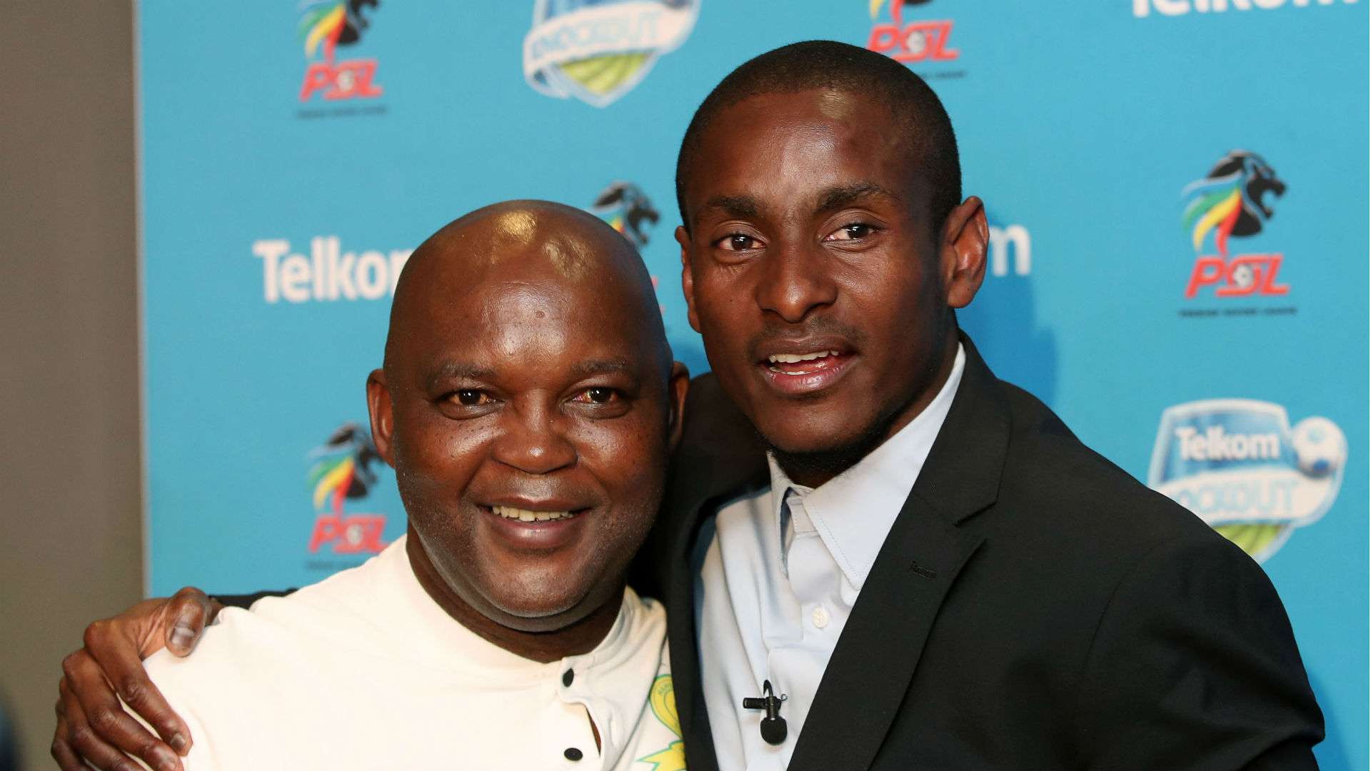 Pitso Mosimane and Rhulani Mokwena - Mamelodi Sundowns vs Orlando Pirates