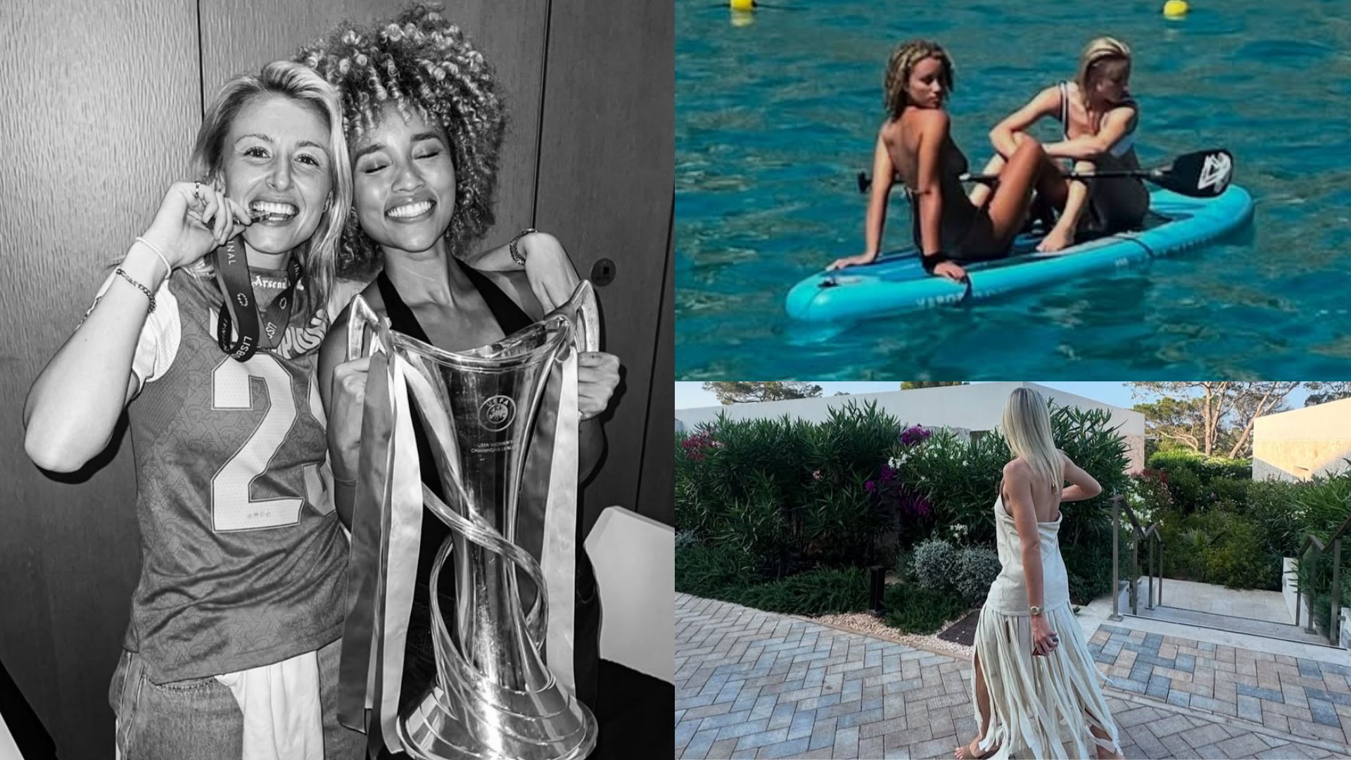 Leah Williamson Elle Smith Majorca holiday 2025