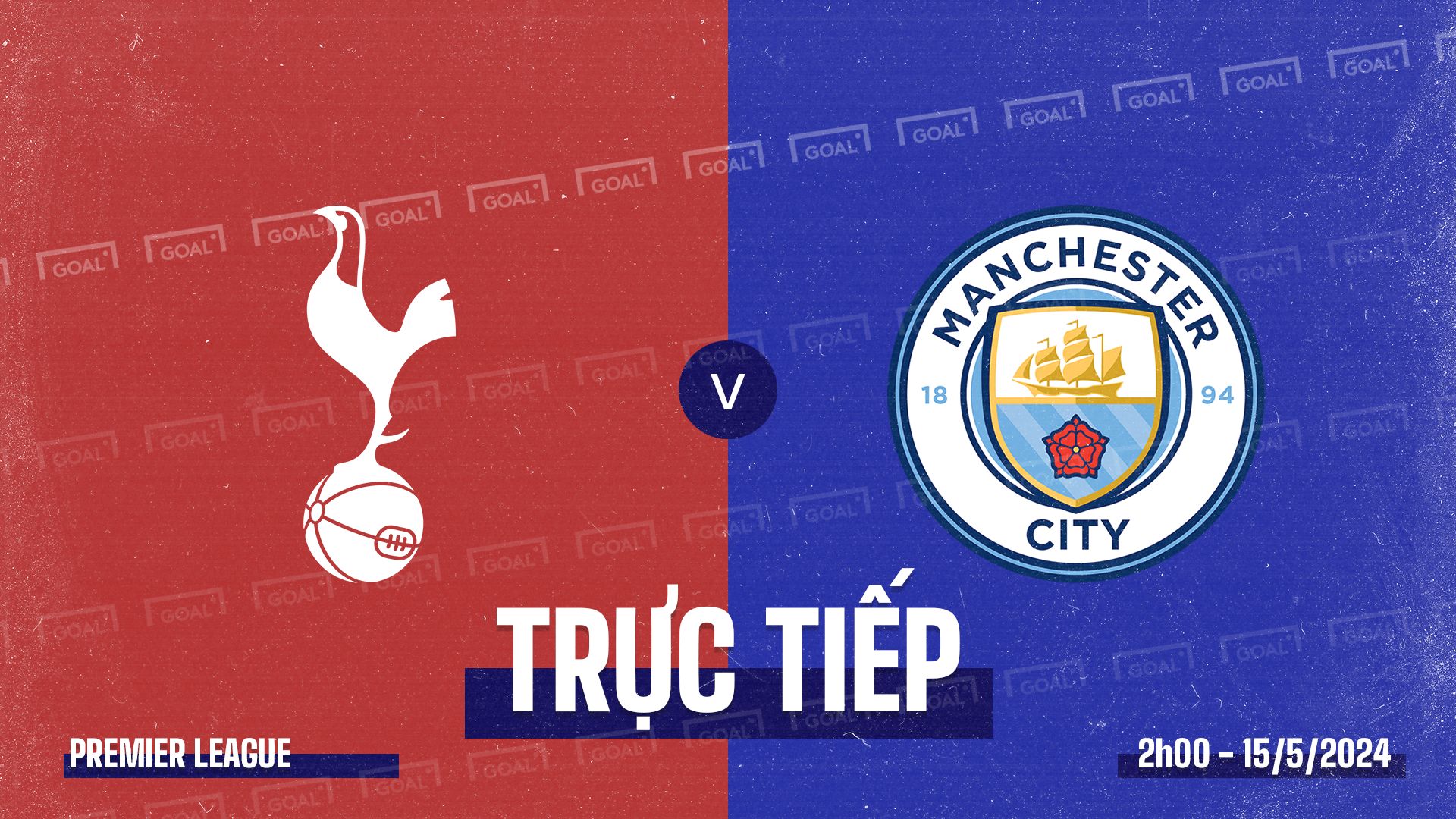 Tottenham vs Manchester City Premier League 2023/24 GFX