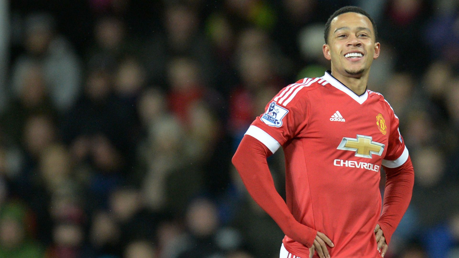 Memphis Depay Premier League Manchester United v Watford