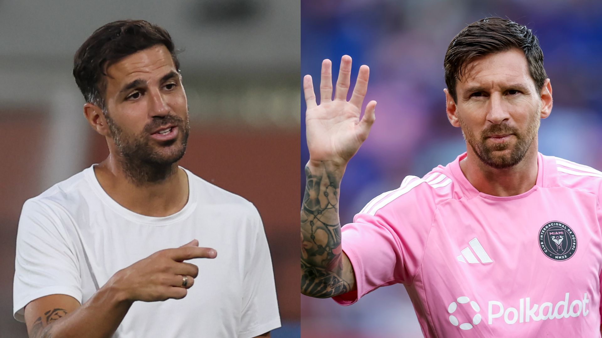 GFX Cesc Fabregas Lionel Messi