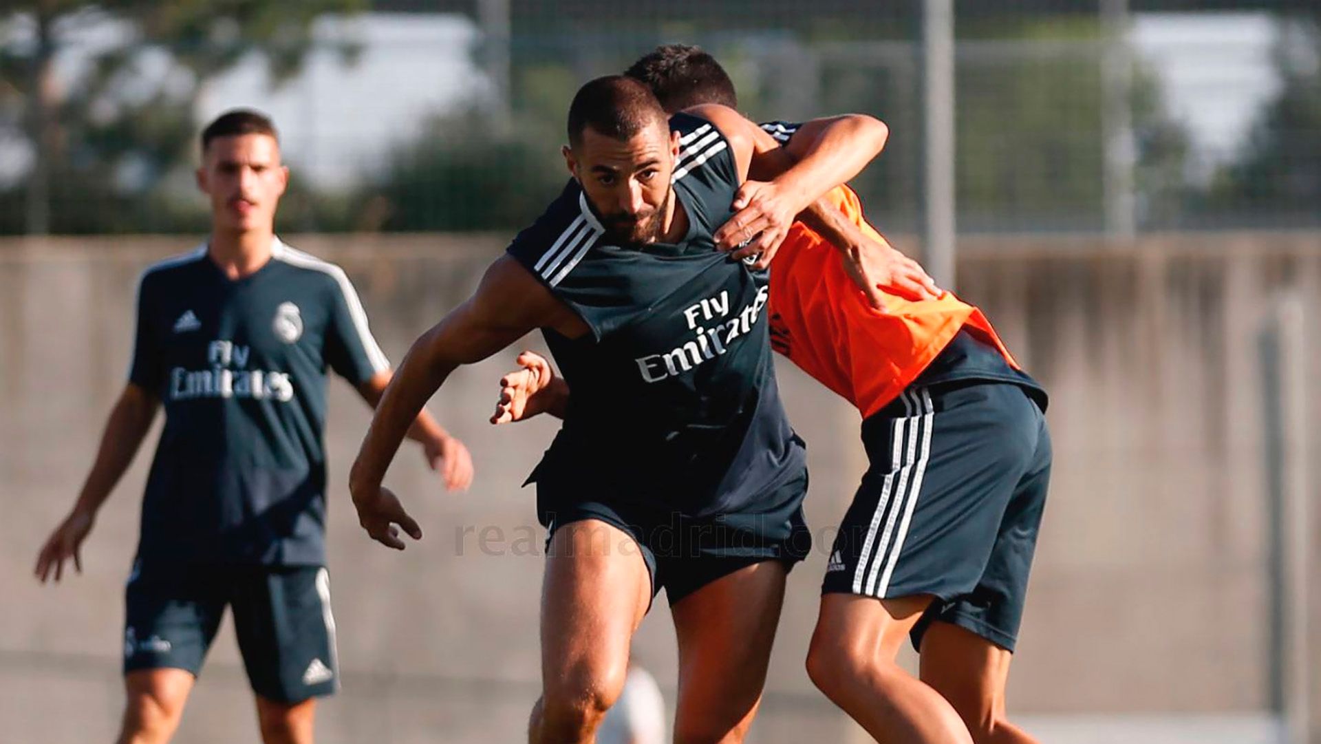 Benzema Real Madrid training 2018