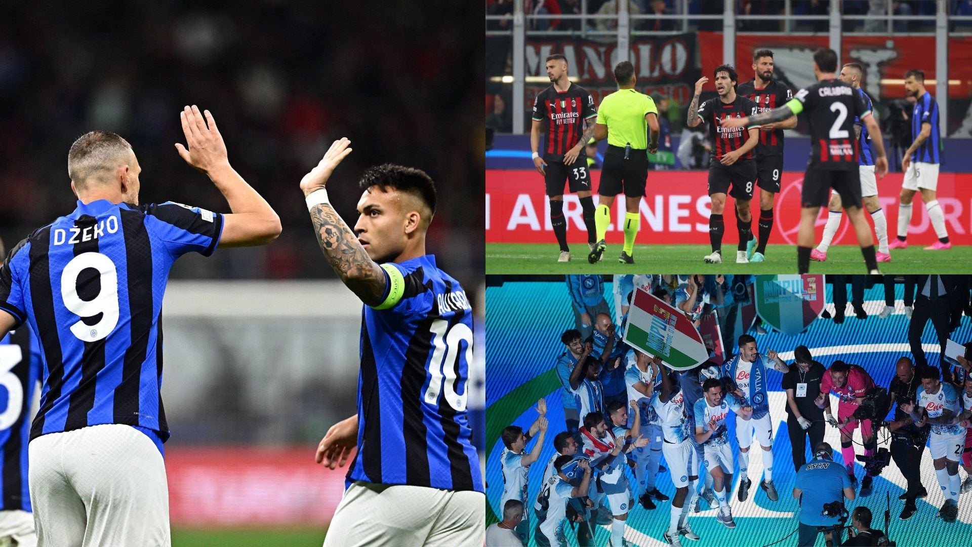 Inter, Milan, Napoli GFX