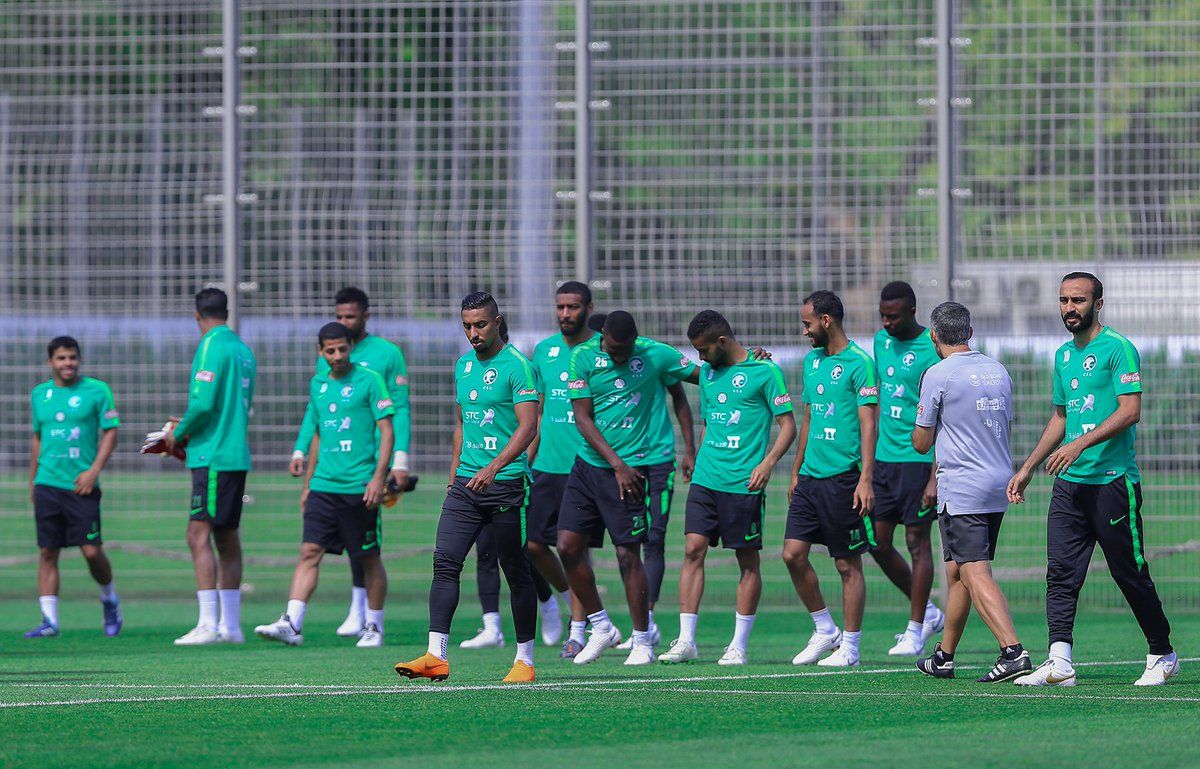 تدريبات منتخب السعودية