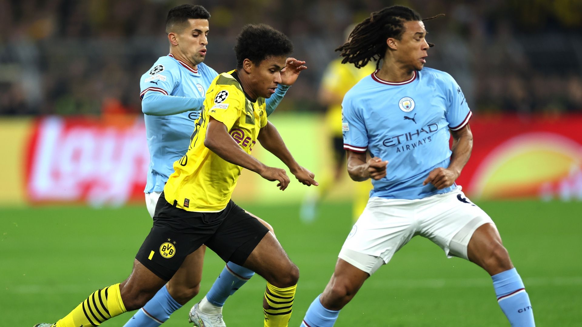 Karim Adeyemi Nathan Ake Joao Cancelo Borussia Dortmund Manchester City 2022